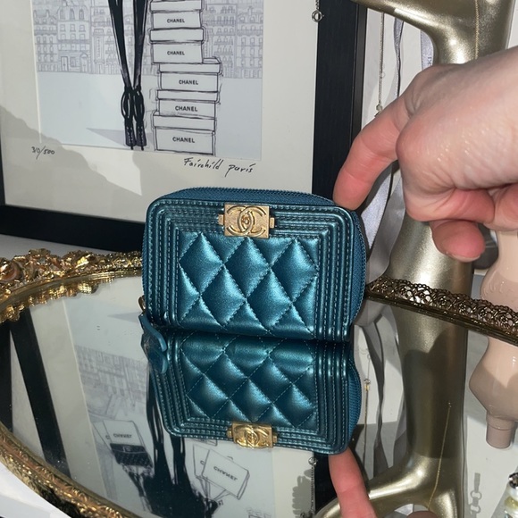 Chanel Boy Zip Around Wallet - Picture 2 of 7